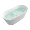 66.9" solid surface bathtub for bathroom