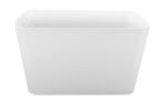 47" 100% Acrylic Freestanding Bathtub; Contemporary Soaking Tub; white bathtub