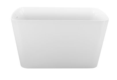 47" 100% Acrylic Freestanding Bathtub; Contemporary Soaking Tub; white bathtub