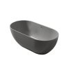 59inch Dark grey solid surface bathtub for bathroom