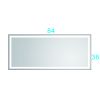 LTL needs to consult the warehouse address 84*36 LED Lighted Bathroom Wall Mounted Mirror with High Lumen+Anti-Fog Separately Control