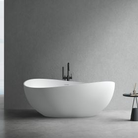 63inch solid surface bathtub for bathroom