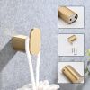 Brushed Gold Wall Mounted Bathroom Hardware Sets Stainless Steel 4-Piece Accessories