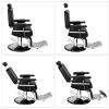 Men's Hairdressing Chair High-End Reclining Chair Black