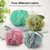 4 Set  Bath Shower Loofah Sponge 75g Bath Mesh Pouf Shower Ball Body Scrubber Exfoliating Bath Sponge for Women and Men;