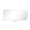 (ONLY FOR PICKUP) 84x 36Inch LED Mirror Bathroom Vanity Mirror with Back Light;  Wall Mount Anti-Fog Memory Large Adjustable Vanity Mirror