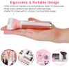 4 In 1 Women Electric Shaver Painless Rechargeable Hair Remover Eyebrow Nose Hair Cordless Trimmer Set