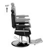 Men's Hairdressing Chair High-End Reclining Chair Black