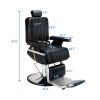 Men's Hairdressing Chair High-End Reclining Chair Black