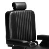 Men's Hairdressing Chair High-End Reclining Chair Black