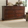 Galaxy Home Austin Seven Drawers Dresser Made with Wood in Dark Walnut