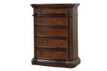 Montage Marble Top Chest made with Wood in Walnut