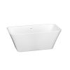 Acrylic Alcove Freestanding Soaking Bathtub-60&lsquo;&rsquo;