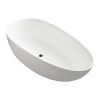 1700mm artificial stone solid surface freestanding bathroom adult bathtub