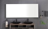 (ONLY FOR PICKUP) 84x 36Inch LED Mirror Bathroom Vanity Mirror with Back Light;  Wall Mount Anti-Fog Memory Large Adjustable Vanity Mirror