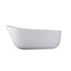 67 inch small size freestanding artificial stone solid surface bathtub for bathroom