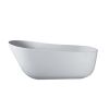 67 inch small size freestanding artificial stone solid surface bathtub for bathroom