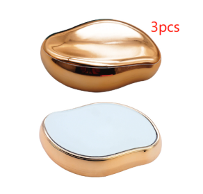 Crystal Physical Hair Eraser Painless Safe Epilator Easy Cleaning Reusable Body Beauty Depilation Tool (Option: Gold-3PCS)