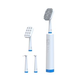 Two-in-one Multi-purpose Facial Cleanser And Tooth Guard (Option: White-DC charging)