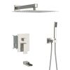 [Only for Pickup] Shower System with Tub Spout 10 Inch Bath Shower Faucet Set Complete Rain Shower with Handheld Spray Pressure Balance