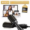 Hair Dryer 3 in 1 Hot Air Brush Styler and Volumizer Blow Dryer Salon Blower Brush Electric Hair Straightener Curler Comb