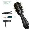 Hair Dryer 3 in 1 Hot Air Brush Styler and Volumizer Blow Dryer Salon Blower Brush Electric Hair Straightener Curler Comb