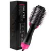 Hair Dryer 3 in 1 Hot Air Brush Styler and Volumizer Blow Dryer Salon Blower Brush Electric Hair Straightener Curler Comb